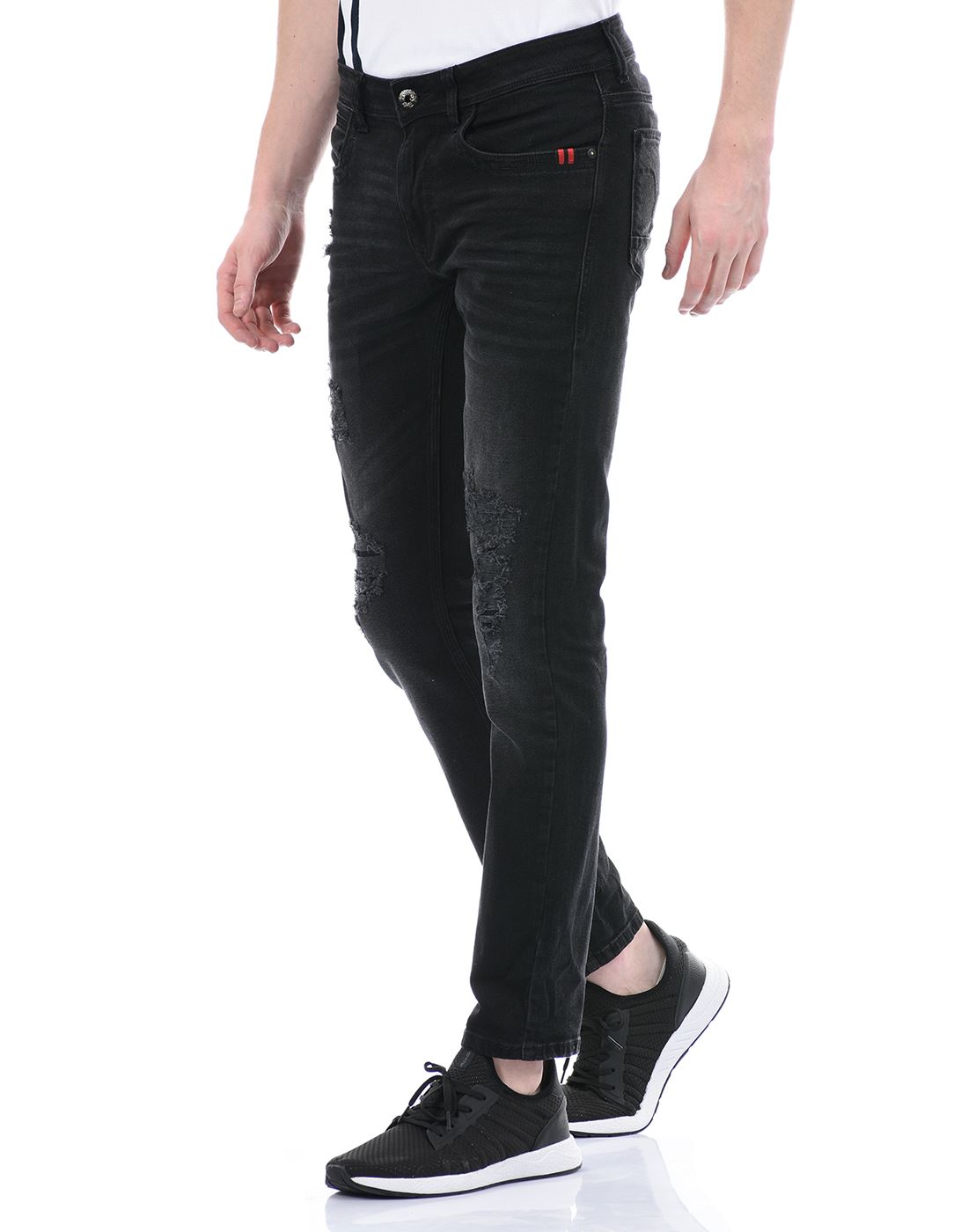 Flying Machine Men Casual Wear Black Jeans